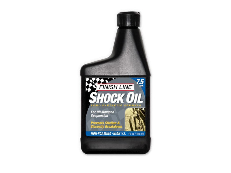 Se Finish Line Shock Oil - Gaffelolie - 7,5wt - 475 ml ❤ Kæmpe udvalg i Finish Line ❤ Hurtig levering: 1 - 2 Hverdage samt billig fragt - Varenummer: CKP-036121700123 og barcode / Ean: &