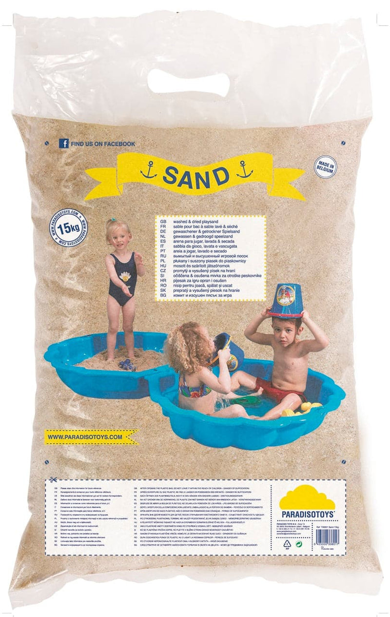 Se Sand til sandkassen 15kg (sterilt) ❤ Stort online udvalg i Paradiso Toys ❤ Hurtig levering: 1 - 2 Hverdage samt billig fragt ❤ Varenummer: MMA-1850801 og barcode / Ean: &