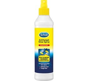 Stort online udvalg i Scholl Antifungal Shoe Spray 250 ml. ❤ Scholl ❤ Hurtig levering: 1 - 2 Hverdage og gratis fragt v/køb over 295 kr. GLS til pakkeshop ❤ Varenummer: HG-54099 og barcode / Ean: 5701092115300 på lager - Kæmpe udvalg i Sundhed - Over 434 design mærker på udsalg