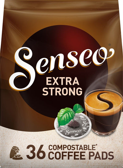 Se Senseo Extra Strong kaffepuder (36 stk) ❤ Stort online udvalg i Senseo ❤ Hurtig levering: 1 - 2 Hverdage samt billig fragt ❤ Varenummer: ELG-228193 og barcode / Ean: 8711000341247 på lager - Udsalg på Kaffetilbehør - Over 434 design brands på udsalg