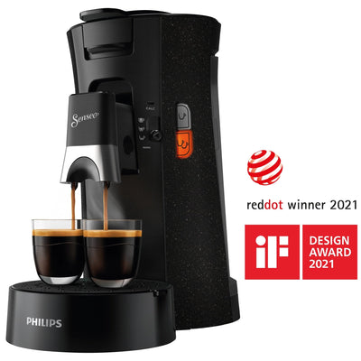 Se Senseo Select Eco kaffemaskine CSA240/21 (black/speckle) ❤ Kæmpe udvalg i Senseo ❤ Hurtig levering: 1 - 2 Hverdage samt billig fragt - Varenummer: ELG-439563 og barcode / Ean: '8720389013409 på lager - tilbud på Kapselmaskine Spar op til 61% - Over 412 design brands på tilbud