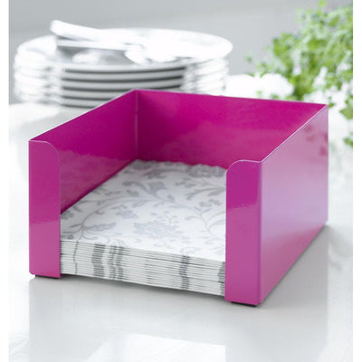 Steel- Function Servietholder Pink 17x17x8,5 cm - Køb online nu