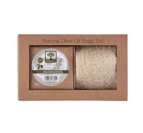 Stort online udvalg i Bioselect Set Handmade Olive Oil Soap + Raw Loofah ❤ Bioselect ❤ Hurtig levering: 1 - 2 Hverdage og gratis fragt v/køb over 295 kr. GLS til pakkeshop ❤ Varenummer: HG-81516 og barcode / Ean: 5200306435727 på lager - Kæmpe udvalg i Personlig pleje - Over 350 kendte brands på udsalg