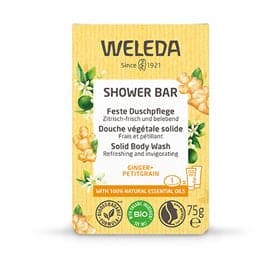 Stort online udvalg i Weleda Shower Bar Ginger 75 g. ❤ Weleda ❤ Hurtig levering: 1 - 2 Hverdage og gratis fragt v/køb over 295 kr. GLS til pakkeshop ❤ Varenummer: HG-52384 og barcode / Ean: 4001638529945 på lager - Kæmpe udvalg i Personlig pleje - Over 300 kendte brands på udsalg