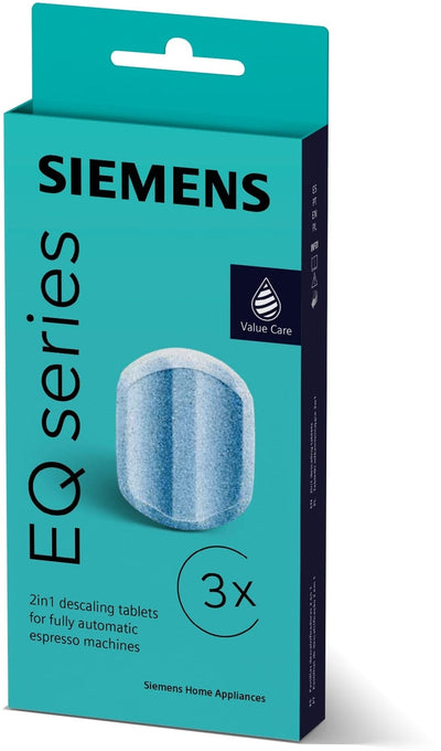 Se Siemens Espresso EQ Series afkalkningstabletter TZ80002B ❤ Stort online udvalg i Siemens ❤ Hurtig levering: 1 - 2 Hverdage samt billig fragt ❤ Varenummer: ELG-149769 og barcode / Ean: 4242003870532 på lager - Udsalg på Kaffetilbehør - Over 454 kendte mærker på udsalg