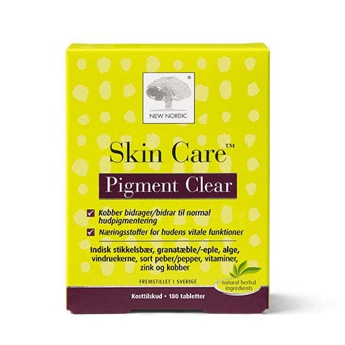 Se New Nordic Skin Care Pigment Clear 180 tabletter ❤ Kæmpe udvalg i New Nordic ❤ Hurtig levering: 1 - 2 Hverdage samt billig fragt - Varenummer: HG-45383 og barcode / Ean: &