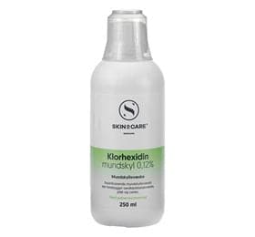 Stort online udvalg i SkinOcare Klorhexidin mundskyl 0,12% 250 ml. ❤ ❤ Hurtig levering: 1 - 2 Hverdage og gratis fragt v/køb over 295 kr. GLS til pakkeshop ❤ Varenummer: HG-1669 og barcode / Ean: 5705509201631 på lager - Kæmpe udvalg i Sundhed - Over 434 design mærker på udsalg