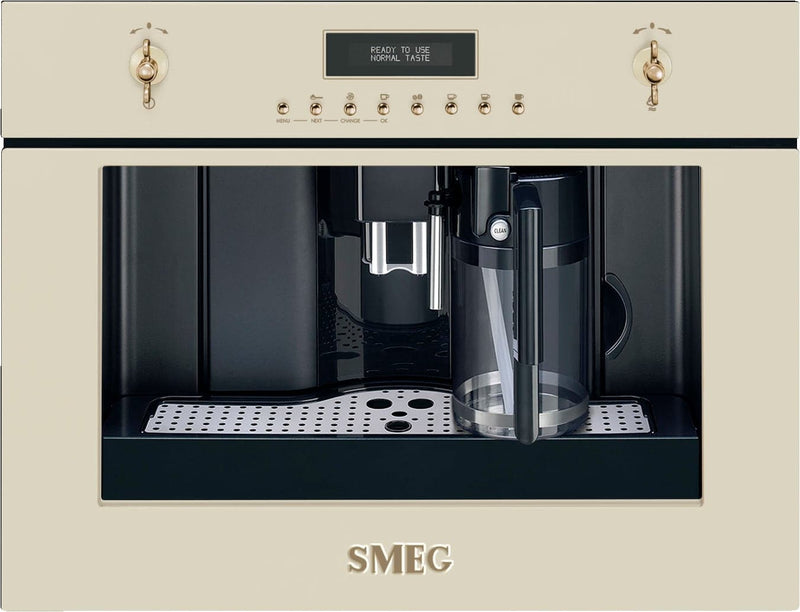 Se Smeg Colonial espressomaskine (creme) ❤ Kæmpe udvalg i Smeg ❤ Hurtig levering: 1 - 2 Hverdage samt billig fragt - Varenummer: ELG-CMS8451P og barcode / Ean: &