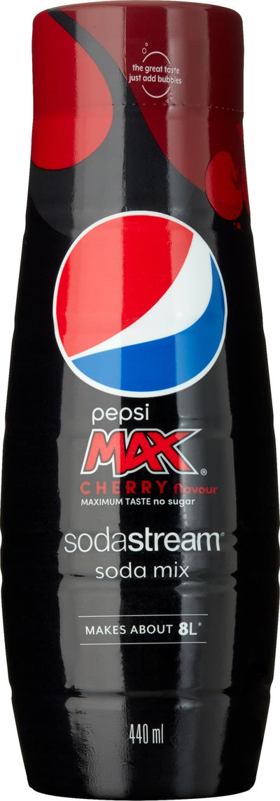 Se Sodastream Pepsi MAX Cherry smag 1100020770 ❤ Stort online udvalg i Sodastream ❤ Hurtig levering: 1 - 2 Hverdage samt billig fragt ❤ Varenummer: ELG-492693 og barcode / Ean: 5707323704770 på lager - Udsalg på Kulsyremaskine - Over 412 kendte brands på udsalg