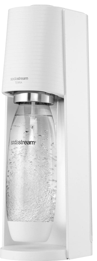 Se SodaStream Terra sodavandsmaskine SS1012801770 (hvid) ❤ Stort online udvalg i Sodastream ❤ Hurtig levering: 1 - 2 Hverdage samt billig fragt ❤ Varenummer: ELG-431505 og barcode / Ean: 7290113769038 på lager - Udsalg på Kulsyremaskine - Over 360 kendte mærker på udsalg