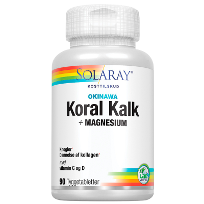 Stort online udvalg i Solaray KoralKalk med vit. C og D tyggetablet 90 tab. ❤ Solaray ❤ Hurtig levering: 1 - 2 Hverdage og gratis fragt v/køb over 295 kr. GLS til pakkeshop ❤ Varenummer: HG-7258 og barcode / Ean: 076280394856 på lager - Kæmpe udvalg i Sundhed - Over 434 design mærker på udsalg