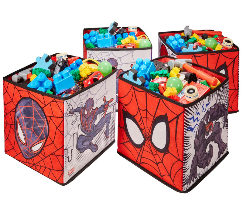 Se Spiderman Legetøj Opbevaringsbokse (4 stk) ✔ Kæmpe udvalg i  Moose Toys ✔ Hurtig levering: 1 - 2 Hverdage samt billig fragt - Varenummer: MMA-19290857 og barcode / Ean: &