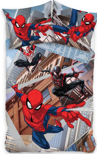 Se Spiderman Sengetøj 140 x 200, 100 procent bomuld ✔ Kæmpe udvalg i  mmaction ✔ Hurtig levering: 1 - 2 Hverdage samt billig fragt - Varenummer: MMA-2040373 og barcode / Ean: '5904302589513 på lager - Udsalg på Superhelte Sengetøj (Marvel m.v.) Spar op til 66% - Over 434 design mærker på udsalg