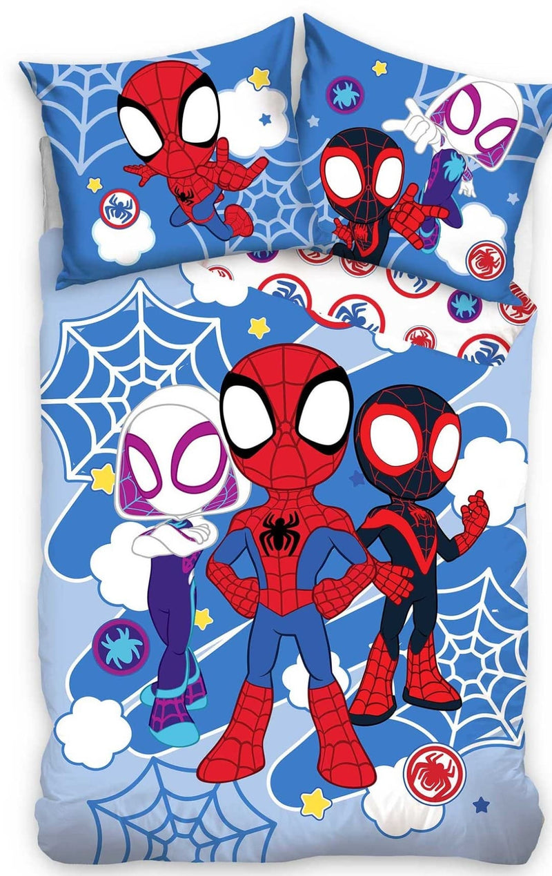 Se Spiderman Sengetøj 150 x 210 cm - 100 procent bomuld ❤ Kæmpe udvalg i KopK ❤ Hurtig levering: 1 - 2 Hverdage samt billig fragt - Varenummer: MMA-2040374 og barcode / Ean: &