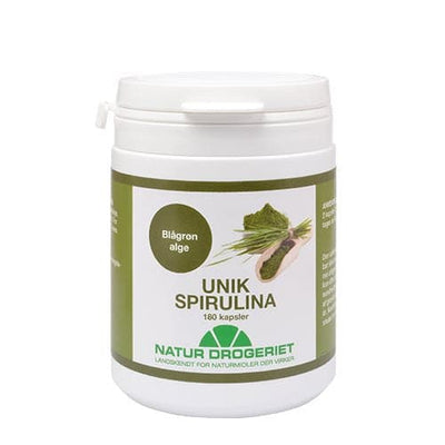 Stort online udvalg i Natur Drogeriet Spirulina Unik 180 kap. ❤ Natur Drogeriet ❤ Hurtig levering: 1 - 2 Hverdage og gratis fragt v/køb over 295 kr. GLS til pakkeshop ❤ Varenummer: HG-12525 og barcode / Ean: 5703137077093 på lager - Kæmpe udvalg i Sundhed - Over 454 design brands på udsalg