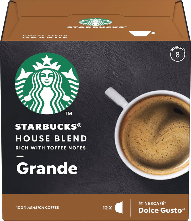 Se Starbucks House Blend kaffekapsler fra Nescafé Dolce Gusto ❤ Stort online udvalg i Starbucks ❤ Hurtig levering: 1 - 2 Hverdage samt billig fragt ❤ Varenummer: ELG-122620 og barcode / Ean: 7613037561197 på lager - Udsalg på Kaffetilbehør - Over 454 kendte mærker på udsalg