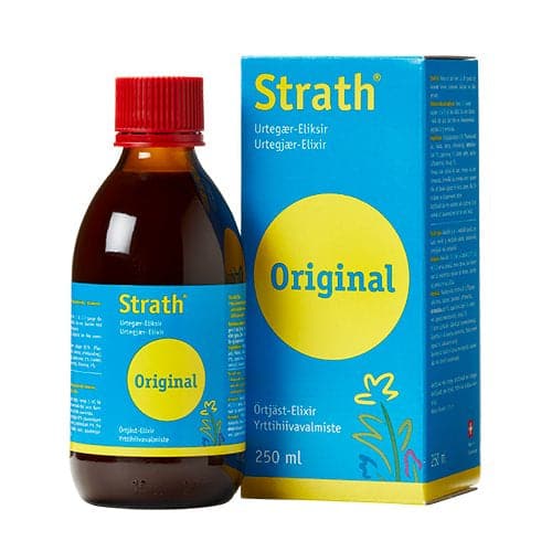 Stort online udvalg i Midsona Strath Urtegær Eliksir 250 ml. ❤ Midsona ❤ Hurtig levering: 1 - 2 Hverdage og gratis fragt v/køb over 295 kr. GLS til pakkeshop ❤ Varenummer: HG-8906 og barcode / Ean: 7610715000368 på lager - Kæmpe udvalg i Sundhed - Over 454 design mærker på udsalg