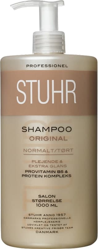 Se Stuhr Original shampoo normal/tør STUHR8311111 ❤ Stort online udvalg i Stuhr ❤ Hurtig levering: 1 - 2 Hverdage samt billig fragt ❤ Varenummer: ELG-319110 og barcode / Ean: 5710404811182 på lager - Udsalg på Shampoo & balsam - Over 785 kendte brands på udsalg