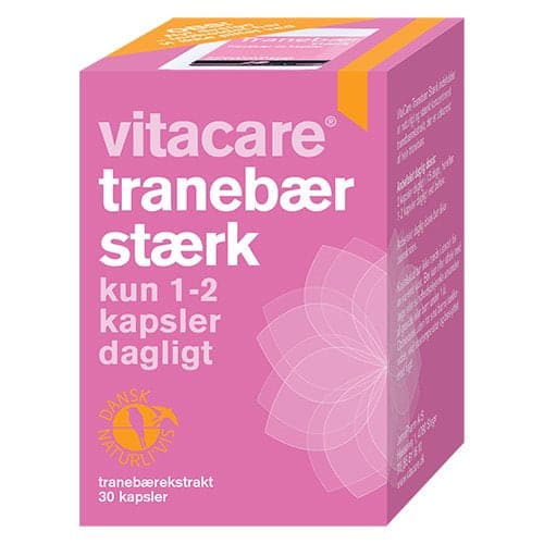 Stort online udvalg i Vitacare Tranebær stærk VitaCare 30 kapsler ❤ VitaCare ❤ Hurtig levering: 1 - 2 Hverdage og gratis fragt v/køb over 295 kr. GLS til pakkeshop ❤ Varenummer: HG-9287 og barcode / Ean: 5709920400222 på lager - Kæmpe udvalg i Vitacare Jemo Pharm A/S - Over 300 kendte brands på udsalg