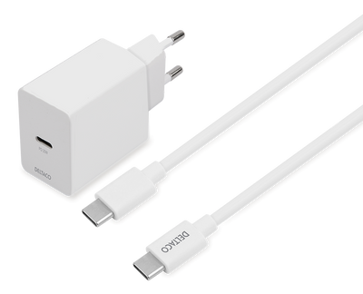 Se USB-C PD HURTIG oplader / adapter - 20W Inkl. USB-C til USB-C kabel - 5 års garanti ❤ Stort online udvalg i Deltaco ❤ Hurtig levering: 1 - 2 Hverdage samt billig fragt - Varenummer: CPD-DL77USBC-AC146 og barcode / Ean: '7333048056023 på lager - Udsalg på Mobil tilbehør Spar op til 54% - Over 434 design brands på udsalg