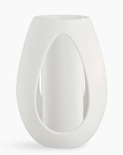 Kähler Kokong Vase H. 33 cm. Hvid - Køb online nu