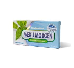 Stort online udvalg i Væk i morgen m. pebermynte 20 tab. ❤ ❤ Hurtig levering: 1 - 2 Hverdage og gratis fragt v/køb over 295 kr. GLS til pakkeshop ❤ Varenummer: HG-2009 og barcode / Ean: 5709714950827 på lager - Kæmpe udvalg i Sundhed - Over 300 kendte brands på udsalg