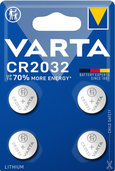 Se Varta CR 2032-batteri (4 stk) ❤ Stort online udvalg i Varta ❤ Hurtig levering: 1 - 2 Hverdage samt billig fragt ❤ Varenummer: ELG-405855 og barcode / Ean: 4008496992973 på lager - Udsalg på Batterier - Over 350 kendte brands på udsalg