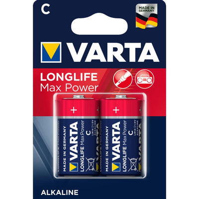 Se Varta Longlife Max Power C-batterier (2-pak) ❤ Stort online udvalg i Varta ❤ Hurtig levering: 1 - 2 Hverdage samt billig fragt ❤ Varenummer: ELG-338133 og barcode / Ean: 4008496545575 på lager - Udsalg på Batterier - Over 785 kendte brands på udsalg