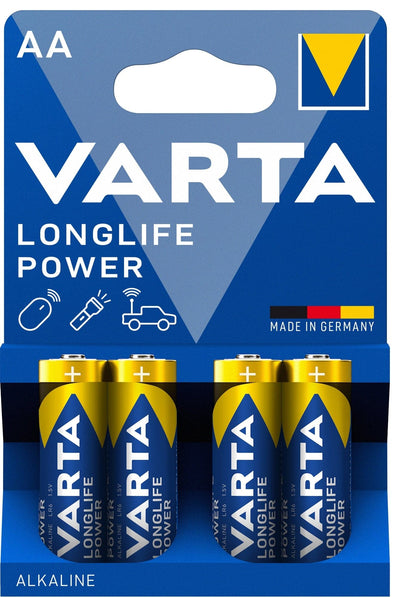 Se Varta Longlife Power AA-batterier (4-pak) ❤ Stort online udvalg i Varta ❤ Hurtig levering: 1 - 2 Hverdage samt billig fragt ❤ Varenummer: ELG-VAR183581 og barcode / Ean: 4008496559435 på lager - Udsalg på Batterier - Over 785 kendte brands på udsalg