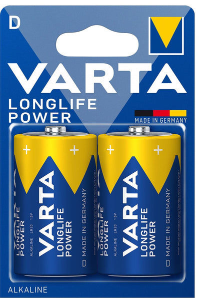 Se Varta Longlife Power D-batterier (2-pak) ❤ Stort online udvalg i Varta ❤ Hurtig levering: 1 - 2 Hverdage samt billig fragt ❤ Varenummer: ELG-VAR183576 og barcode / Ean: 4008496559237 på lager - Udsalg på Batterier - Over 785 kendte brands på udsalg
