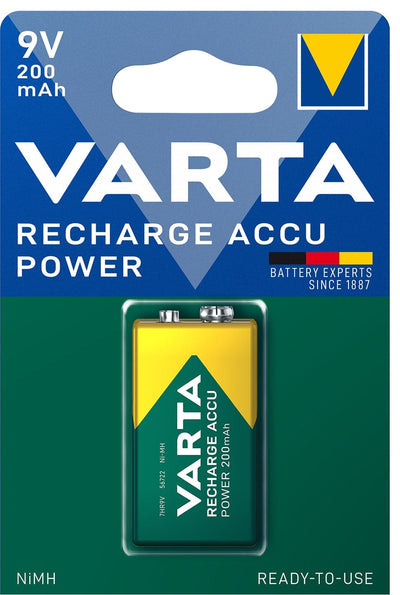 Se Varta Power 9V 200Mah-batteri (1-pak) ❤ Stort online udvalg i Varta ❤ Hurtig levering: 1 - 2 Hverdage samt billig fragt ❤ Varenummer: ELG-218716 og barcode / Ean: 4008496550814 på lager - Udsalg på Batterier - Over 434 design brands på udsalg