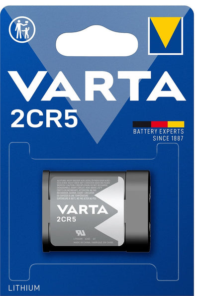 Se Varta Professional 2CR5-batteri (1stk) ❤ Stort online udvalg i Varta ❤ Hurtig levering: 1 - 2 Hverdage samt billig fragt ❤ Varenummer: ELG-VAR183216 og barcode / Ean: 4008496537204 på lager - Udsalg på Batterier - Over 785 kendte brands på udsalg