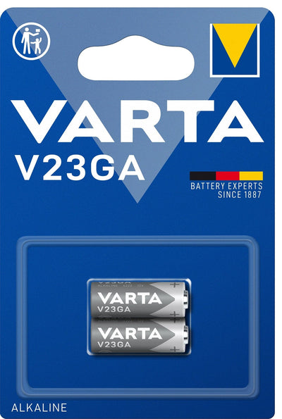 Se Varta V 23 Ga-batteri (2 stk) ❤ Stort online udvalg i Varta ❤ Hurtig levering: 1 - 2 Hverdage samt billig fragt ❤ Varenummer: ELG-338155 og barcode / Ean: 4008496747313 på lager - Udsalg på Batterier - Over 785 kendte brands på udsalg