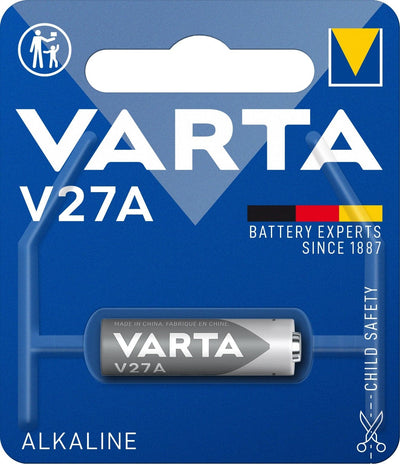 Se Varta V 27A-batteri (1 stk) ❤ Stort online udvalg i Varta ❤ Hurtig levering: 1 - 2 Hverdage samt billig fragt ❤ Varenummer: ELG-405844 og barcode / Ean: 4008496747009 på lager - Udsalg på Batterier - Over 350 kendte brands på udsalg