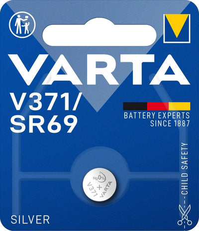 Se Varta V 371-batteri (1 stk) ❤ Stort online udvalg i Varta ❤ Hurtig levering: 1 - 2 Hverdage samt billig fragt ❤ Varenummer: ELG-405860 og barcode / Ean: 4008496317097 på lager - Udsalg på Batterier - Over 350 kendte brands på udsalg