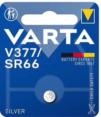 Se Varta V 377-batteri (1 stk) ❤ Stort online udvalg i Varta ❤ Hurtig levering: 1 - 2 Hverdage samt billig fragt ❤ Varenummer: ELG-VARTAV377 og barcode / Ean: 4008496317134 på lager - Udsalg på Batterier - Over 785 kendte brands på udsalg