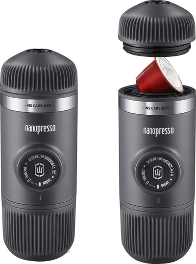 Se Wacaco Nanopresso bærbar espressomaskine med adapter NANOGREYNS ❤ Stort online udvalg i WACACO ❤ Hurtig levering: 1 - 2 Hverdage samt billig fragt ❤ Varenummer: ELG-292482 og barcode / Ean: 4897066230108 på lager - Udsalg på Espressomaskine - Over 434 design mærker på udsalg