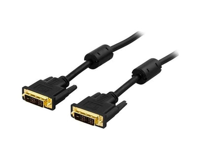 Se DVI til DVI monitor kabel DVI-D 18+1 pin (han) til (Han) - Single Link - 1m - Livstidsgaranti ❤ Kæmpe udvalg i Deltaco ❤ Hurtig levering: 1 - 2 Hverdage samt billig fragt - Varenummer: CPD-DL774676980 og barcode / Ean: '7340004676980 på lager - Udsalg på Kabler & Adaptere/Billedkabler/DVI kabler/DVI kabler Spar op til 57% - Over 312 kendte brands på udsalg