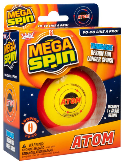 Se Wicked Mega Spin Atom - Yo-yo ❤ Stort online udvalg i Wicked Vision ❤ Hurtig levering: 1 - 2 Hverdage samt billig fragt ❤ Varenummer: MMA-226020 og barcode / Ean: '5060170943762 på lager - Udsalg på Havespil til børn Spar op til 67% - Over 857 kendte brands på udsalg