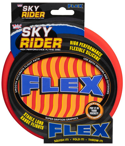 Se Wicked Sky Rider Flex Flyvende Disc ✔ Kæmpe udvalg i Wicked Vision ✔ Hurtig levering: 1 - 2 Hverdage samt billig fragt - Varenummer: MMA-226024 og barcode / Ean: '5060170944028 på lager - Udsalg på Havespil til børn Spar op til 62% - Over 434 design brands på udsalg
