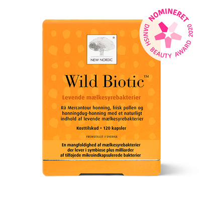 Stort online udvalg i New Nordic Wild Biotic 120 kapsler ❤ New Nordic ❤ Hurtig levering: 1 - 2 Hverdage og gratis fragt v/køb over 295 kr. GLS til pakkeshop ❤ Varenummer: HG-45293 og barcode / Ean: 5021807452934 på lager - Kæmpe udvalg i New Nordic - Over 454 design brands på udsalg