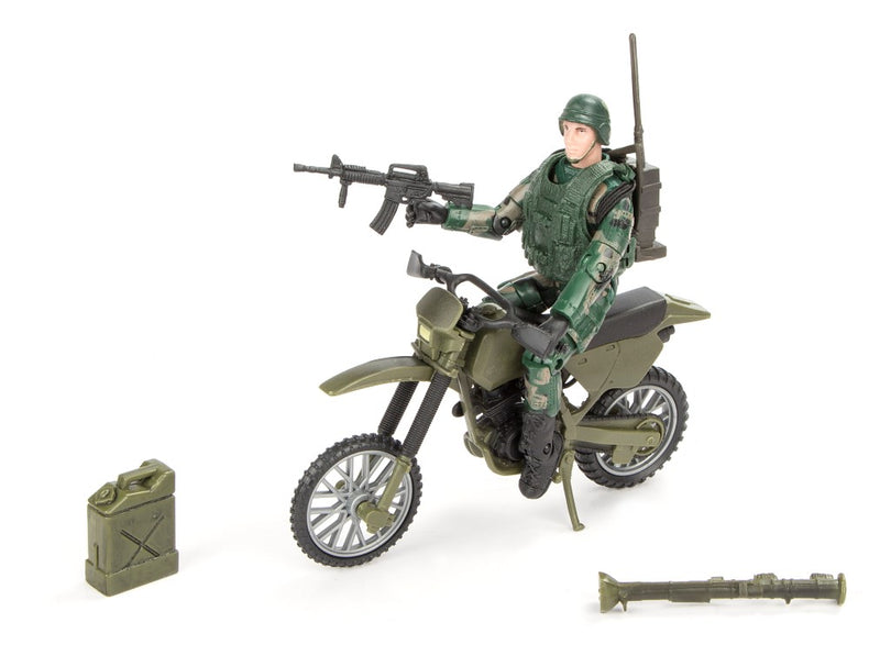 Se World Peacekeepers 1:18 Militær Actionfigur + Dirtbike ❤ Stort online udvalg i World Peacekeepers ❤ Hurtig levering: 1 - 2 Hverdage samt billig fragt ❤ Varenummer: MMA-19977014 og barcode / Ean: &