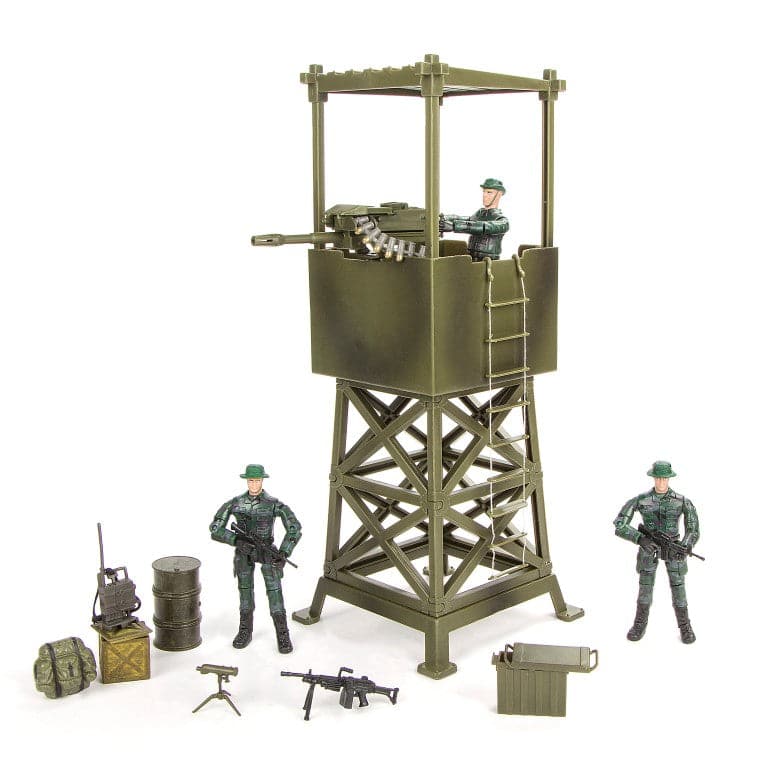 Se World Peacekeepers 1:18 Militær Udkigstårn m/3 actionfigurer ✔ Kæmpe udvalg i World Peacekeepers ✔ Hurtig levering: 1 - 2 Hverdage samt billig fragt - Varenummer: MMA-19977021 og barcode / Ean: &
