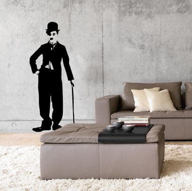 Se Charlie Chaplin wallsticker af Rikke Axelsen, 34x82 cm ❤ Stort online udvalg i Rikke Axelsen ❤ Hurtig levering: 1 - 2 Hverdage samt billig fragt ❤ Varenummer: ILL-10003 og barcode / Ean: på lager - Udsalg på Wallsticker shop - Character Spar op til 54% - Over 434 design mærker på udsalg
