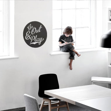 Se Go Out & Play wallsticker af Alan Smithee, 38x38 cm ❤ Stort online udvalg i Alan Smithee ❤ Hurtig levering: 1 - 2 Hverdage samt billig fragt ❤ Varenummer: ILL-11876 og barcode / Ean: på lager - Udsalg på Wallsticker shop - Citater - Kids Spar op til 61% - Over 434 design brands på udsalg