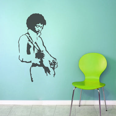 Se Jimi Hendrix wallsticker af Jesper Haun, 42x70 cm ❤ Stort online udvalg i Jesper Haun ❤ Hurtig levering: 1 - 2 Hverdage samt billig fragt ❤ Varenummer: ILL-10643 og barcode / Ean: på lager - Udsalg på Wallsticker shop - Character Spar op til 56% - Over 434 design brands på udsalg
