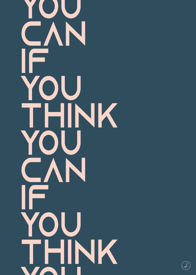 Se You Can - Blue af Rikke Axelsen ❤ Stort online udvalg i Rikke Axelsen ❤ Hurtig levering: 1 - 2 Hverdage samt billig fragt ❤ Varenummer: ILL-14736 og barcode / Ean: på lager - Udsalg på Illux Art shop - Grafisk kunst - Rikke Axelsen - Tekst og citater Spar op til 65% - Over 454 design mærker på udsalg