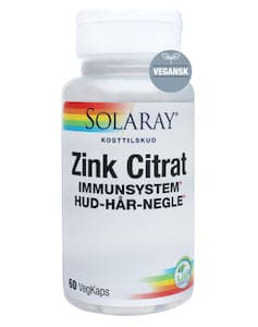 Stort online udvalg i Solaray Zink Citrat 20 mg ❤ Solaray ❤ Hurtig levering: 1 - 2 Hverdage og gratis fragt v/køb over 295 kr. GLS til pakkeshop ❤ Varenummer: HG-9249 og barcode / Ean: 076280364965 på lager - Kæmpe udvalg i Sundhed - Over 434 design mærker på udsalg